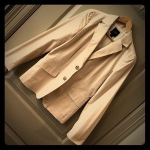 Beige JCrew Factory Suit Jacket Size 4